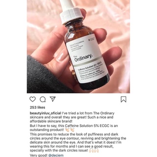 Serum mắt The Ordinary Caffeine 5% + EGCG