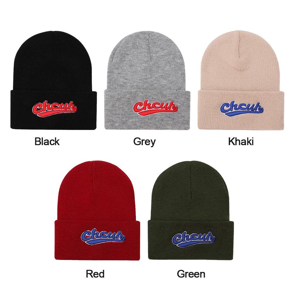 Mũ Beanie Dệt Kim 5 Màu Tùy Chọn Thời Trang Cho Nam Và Nữ