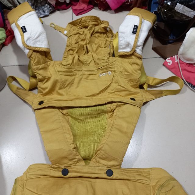 Địu trợ lực lưng lưới forb xanh cho bé ms10