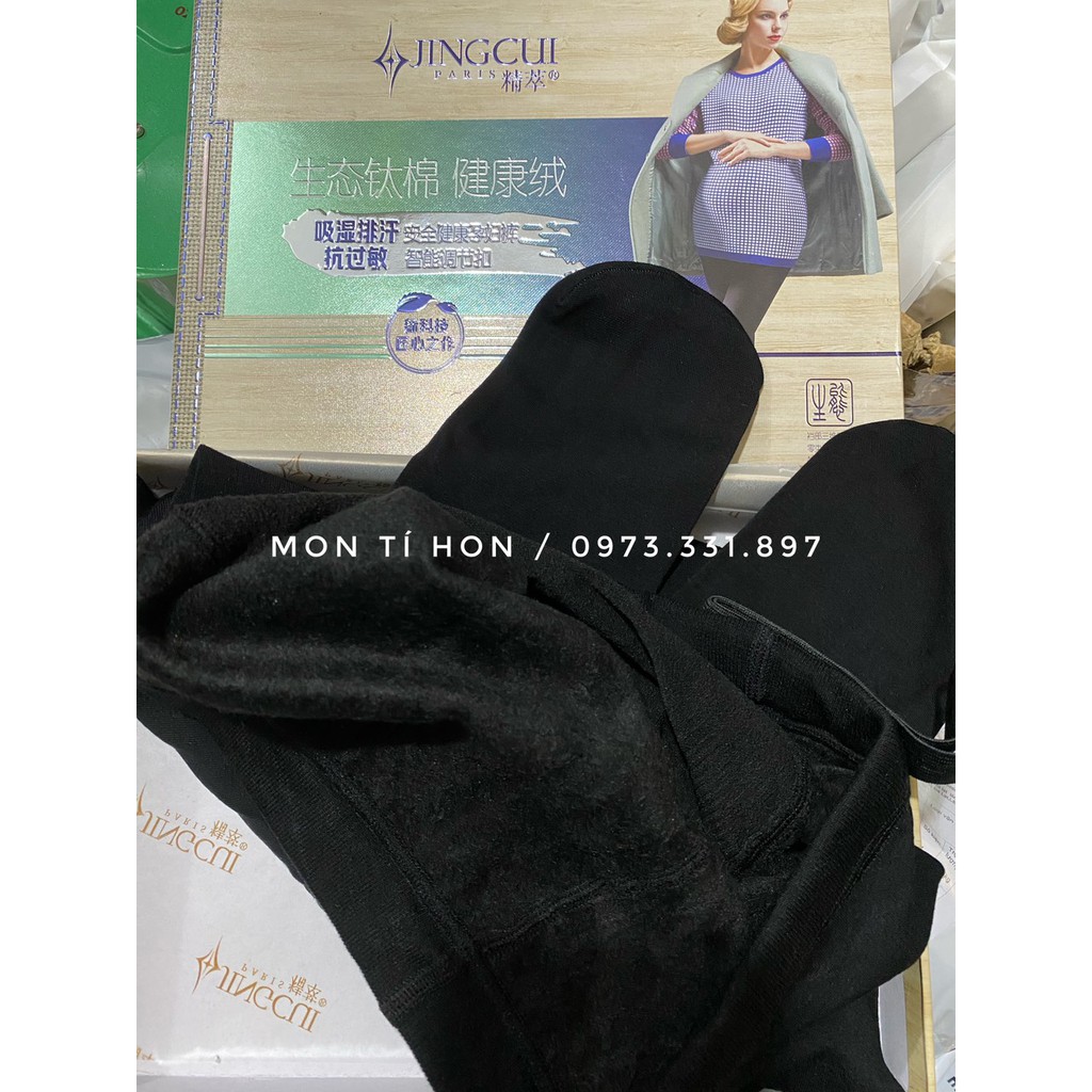 Quần Tất Bầu lót lông | Có chun rút điều chỉnh bụng mặc cả 9 tháng bầu (Liền bàn, Giẫm gót)