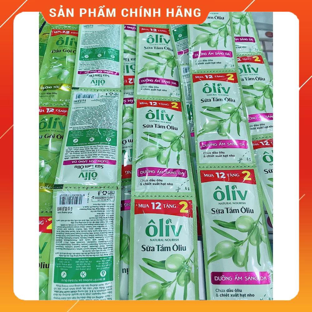 Sữa Tắm và Dầu gội dây Oliu 14 gói