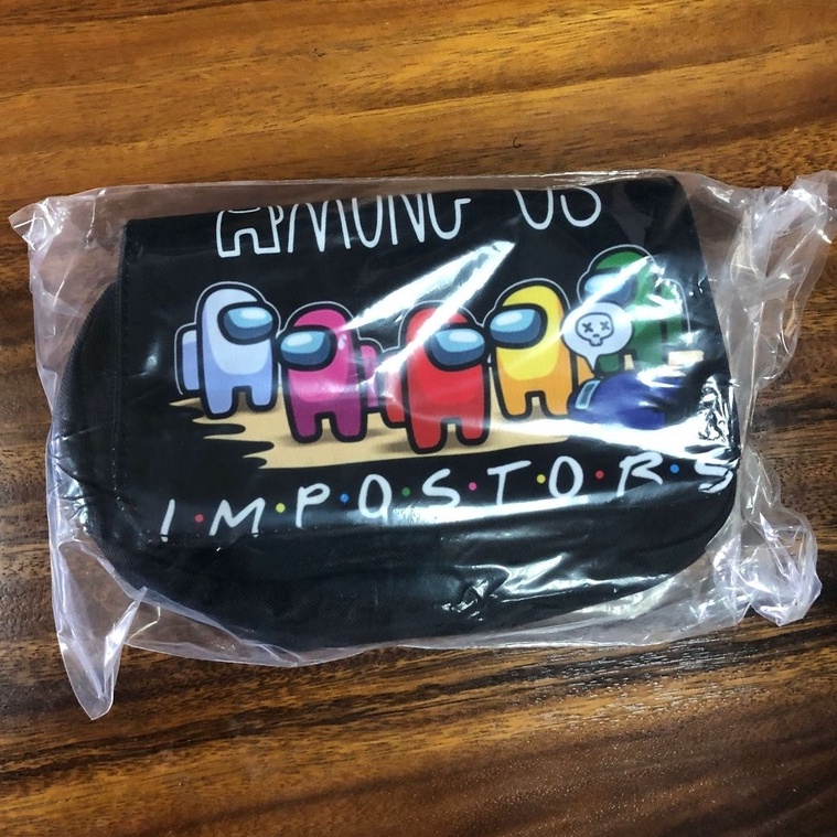 Hộp Bút Among Us hộp bút nhiều ngăn Anime Túi Đựng Bút Chì In Hoạt Hình Dễ Thương Cho Bé trai gái