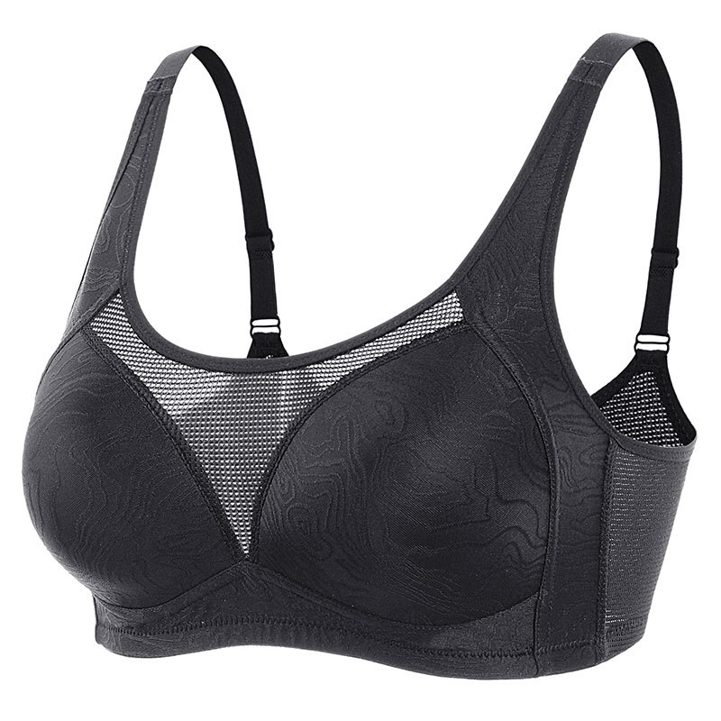 Women Bra Thin Wire Free Underwear Plus Size Sport Bras for Yoga Running 36 To 44