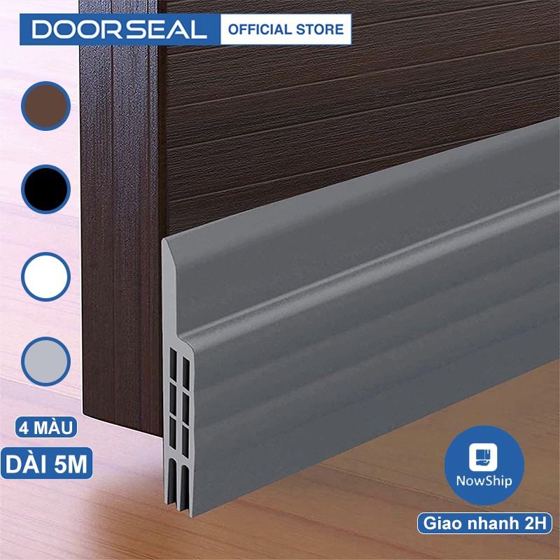 5M Ron Dán Chân Cửa Dày 5MM Cực Dính Chống Côn Trùng, Khói Bụi, Tiếng Ồn - Doorseal (Vietnam)