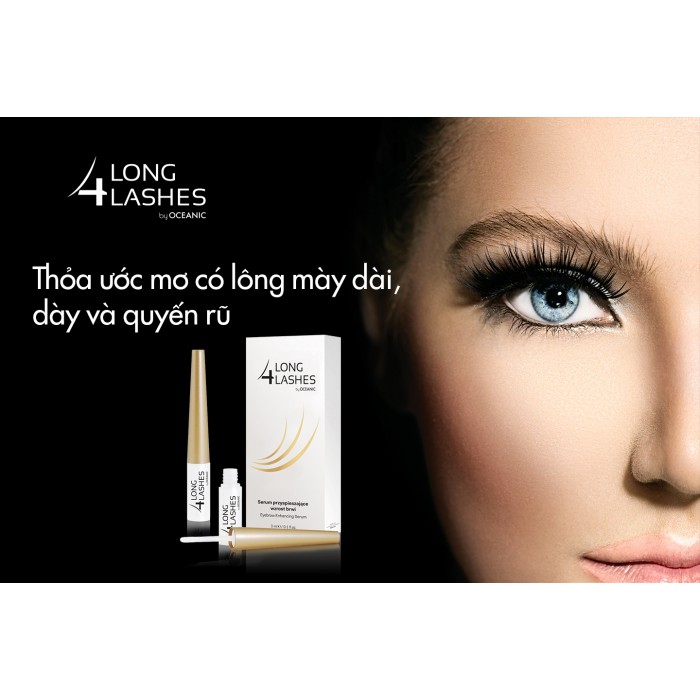 Serum Dưỡng Dài Mi 4 Long Lashes By OCeanic Giúp Mi Dài, Dày, Khỏe Hơn | BigBuy360 - bigbuy360.vn
