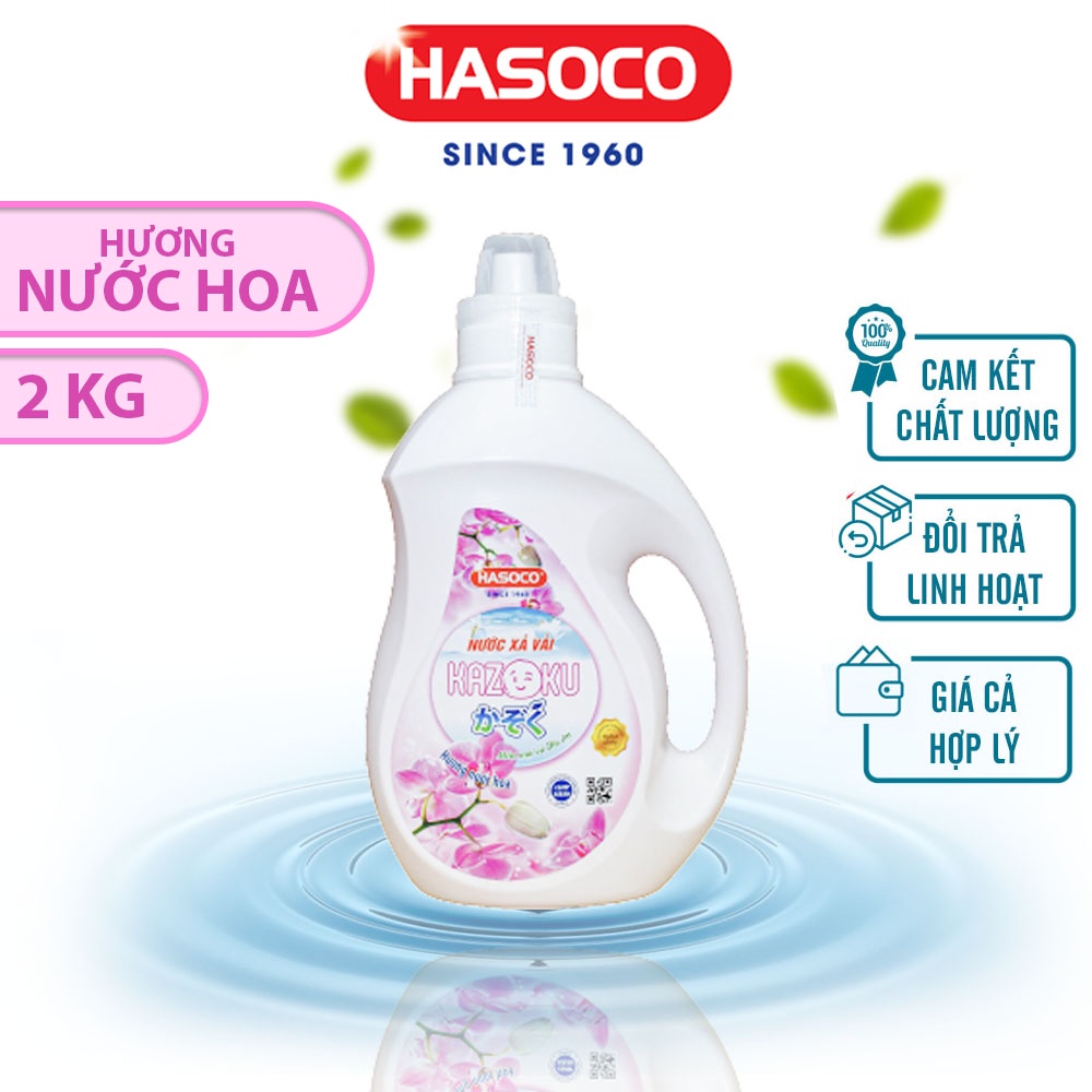 Nước Xả Vải Kazoku Hương Nước Hoa 2kg