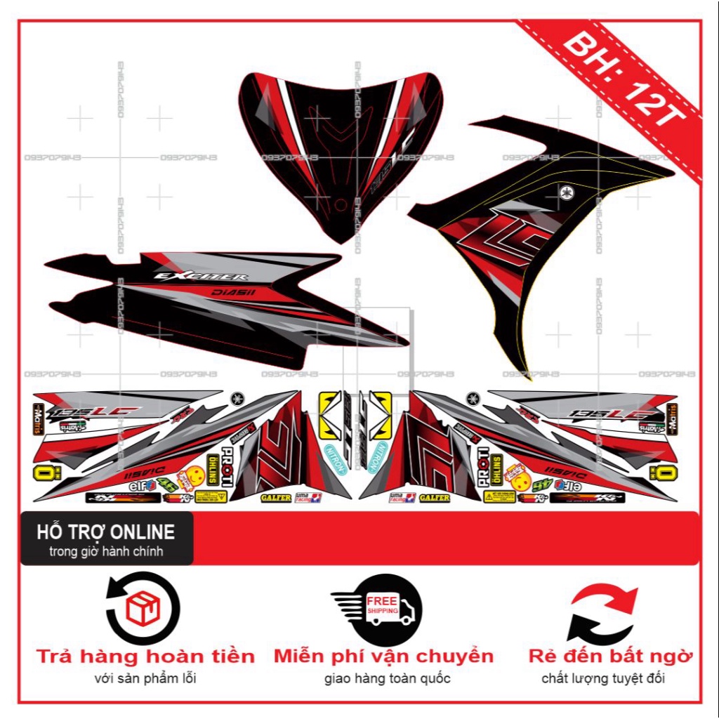 TEM RỜI EX 2011 LC NEW -- SHIN DECAL 2