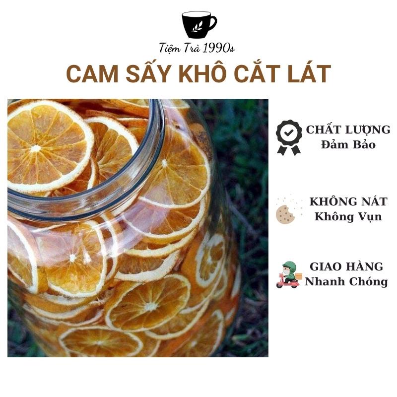 Cam Vàng Cắt Lát Sấy Khô Tự Nhiên Thơm Ngon Loại 1 - Tiệm Trà 1900s