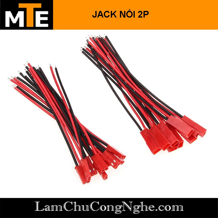 Cặp Jack kết nối JST-2P 2 Pin 20CM