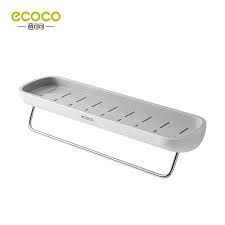 Kệ để đồ nhà tắm có móc ecoco E1923 ( kèm móc )