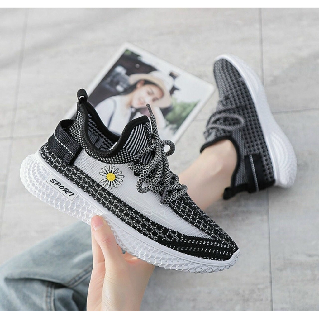 K02 FREESHIP GIÀY THỂ THAO HOA CÚC ĐẾ BÁNH MỲ SIÊU ÊM CHÂN MỚI FULLBOX