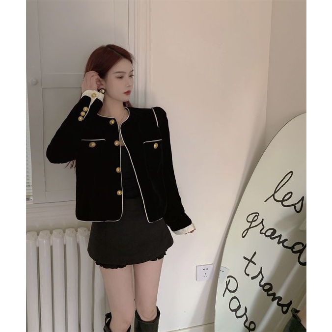 order 2-3 tuần áo khoác vest đen