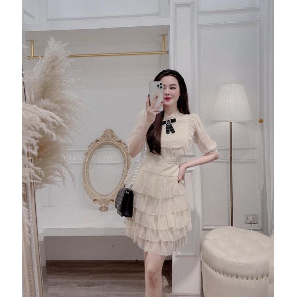 Đầm - Váy ren tầng phối nơ siêu xinh siêu dễ thương ( Có Ảnh Thật Kèm Video) | BigBuy360 - bigbuy360.vn