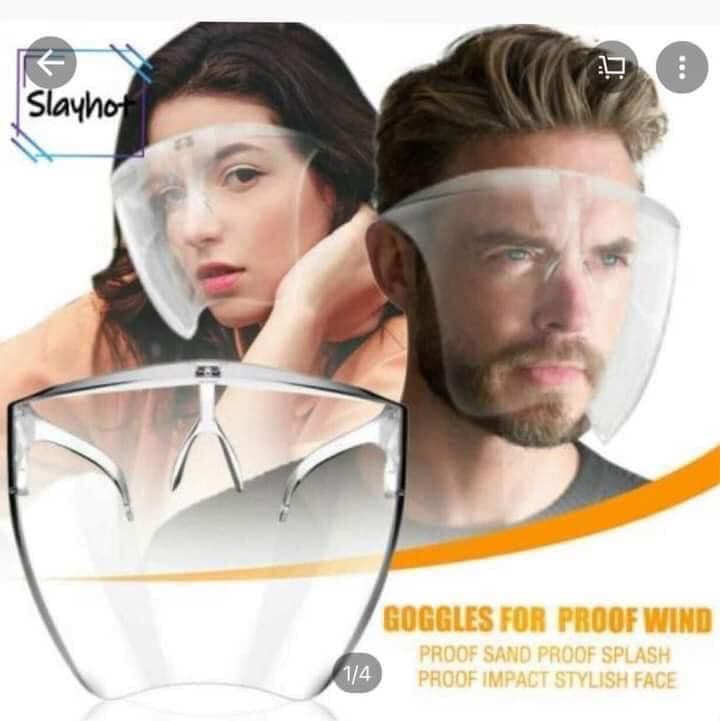 Kính bảo hộ mặt nạ chống giọt bắn, chống bụi an toàn cho mắt, bảo vệ sức khỏe FaceShield