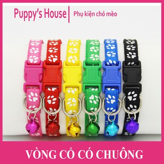 Vòng cổ chó mèo có chuông - vcm003