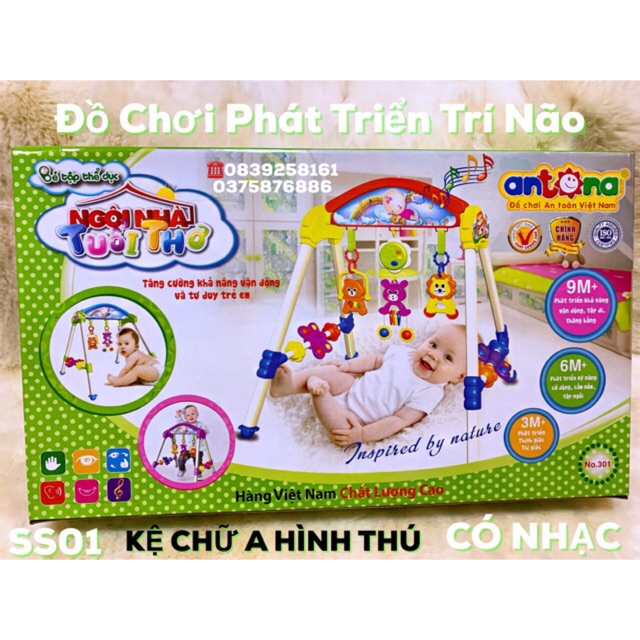 (Hàng VN) Bộ KỆ CHỮ A TẬP THỂ DỤC dành cho bé