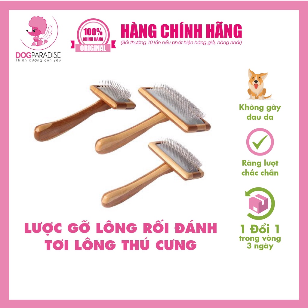 Lược gỡ lông rối đánh tơi lông chó mèo TOPDOG - Dog Paradise