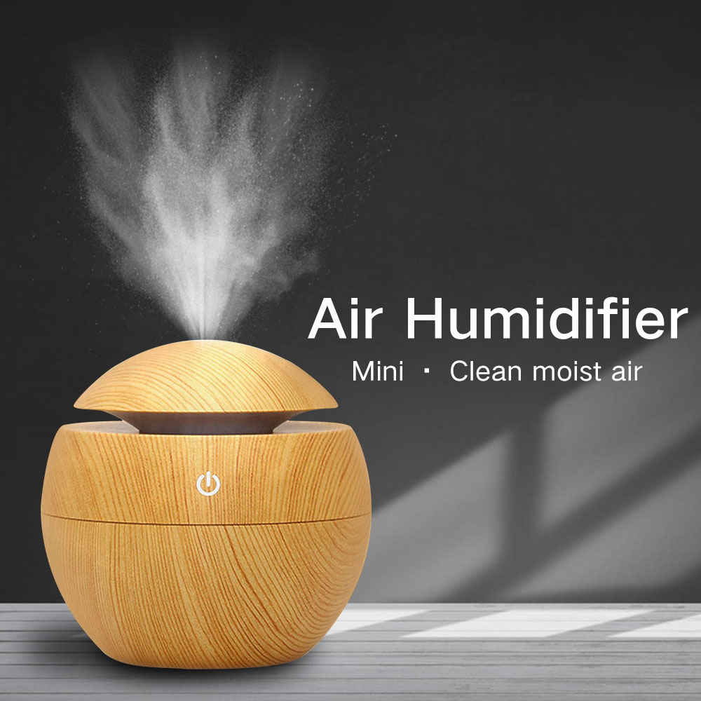 Máy Khuếch Tán Tinh Dầu Mini Có Đèn LED Tiện Dụng Cho Văn Phòng / Xe Hơi