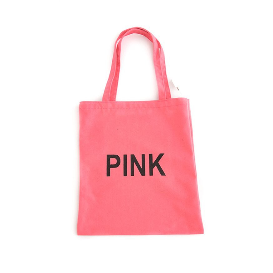 Túi vải bố tote canvas style Hàn Quốc không dệt, có khóa kéo, xách và đeo vai dành cho đi làm, đi chơi