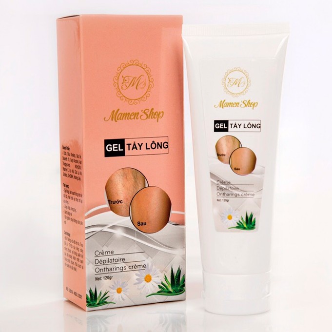 Kem tẩy lông vĩnh viễn vùng kín bikini nách Mamen Shop 120ml an toàn cho mọi loại da nhạy cảm