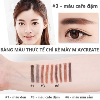 Chì Kẻ Mày MayCreate Eyebrow Pencil MCE101