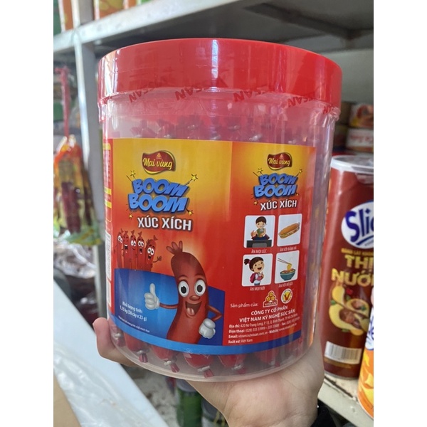 XÚC XÍCH HỦ 50 cây 1kg BOOM BOOM VISSAN