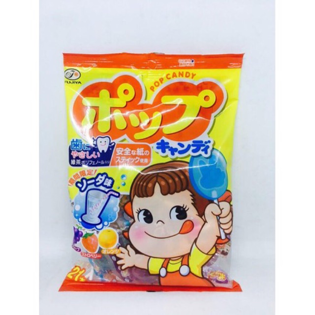 Kẹo mút trái cây Pop Candy 21 cái chống sâu răng Nhật Bản