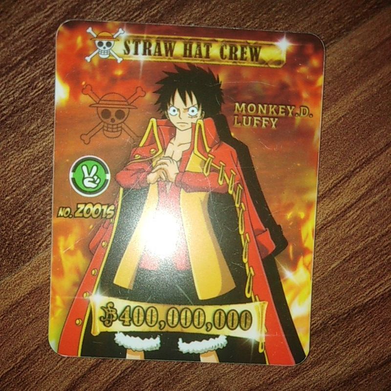 Thẻ toonies one piece (set đỏ)