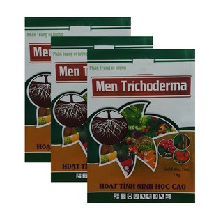 [HÀNG CHÍNH HÃNG] Phân bón Men Trichoderma Men Trichoderma - Nấm Vi Sinh (Bao 1 Kg)