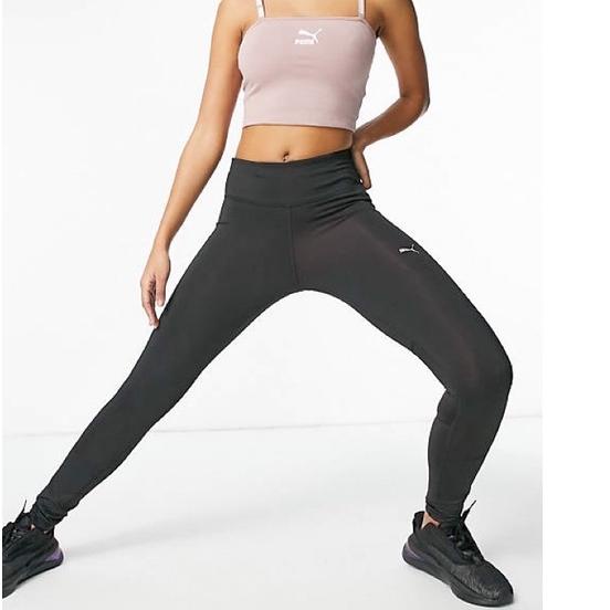 PUMA Áo nịt bụng định hình cho nữ Quần legging lưng cao chất liệu polyester