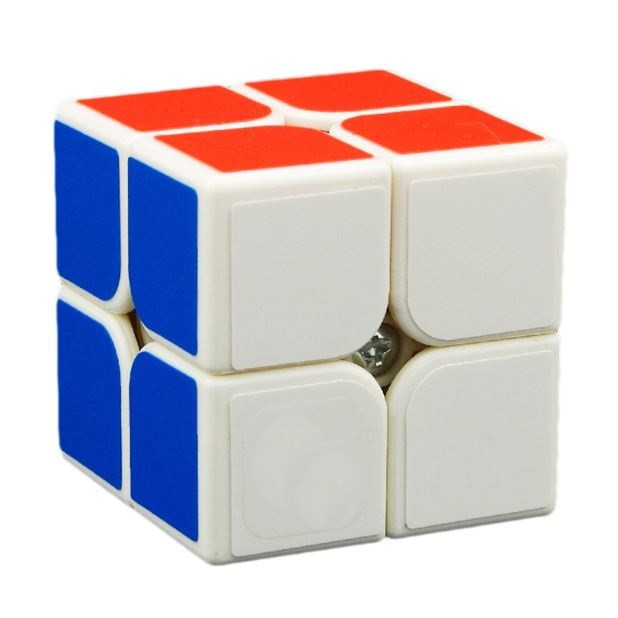 Đồ chơi Rubik YONG JUN 2x2x2 ( Viền Trắng ) xoay mượt không rít dành cho người mới chơi