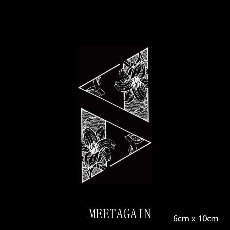 Hình xăm dán tạm thời chống thấm nước 6cm x 10cm kéo dài 15 ngày M-019