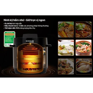 Nồi áp suất Sunhouse SHD1588B