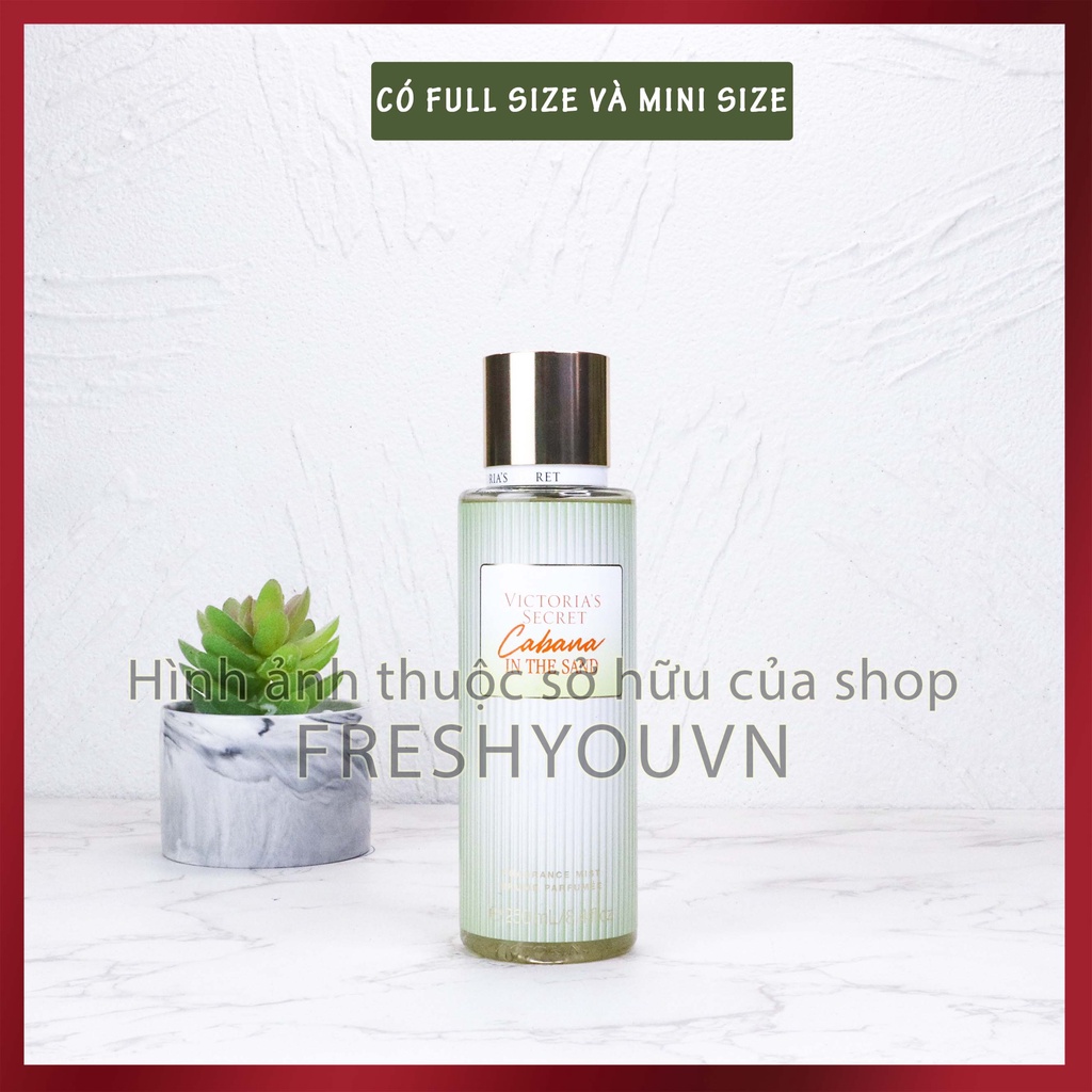 Cabana In The Sand - Xịt thơm toàn thân body mist khác Victoria's Secret - Ngọt - Forever Summer