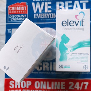 Bổ sung vitamin phụ nữ sau sinh và cho con bú Elevit Breastfeeding 60v
