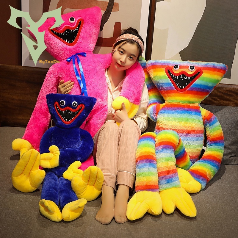 120/150cm Poppy playtime chapter 2 Thú Nhồi Bông Hình Nhân Vật Wuggy Wuggy Mềm Mại Đáng Sợ