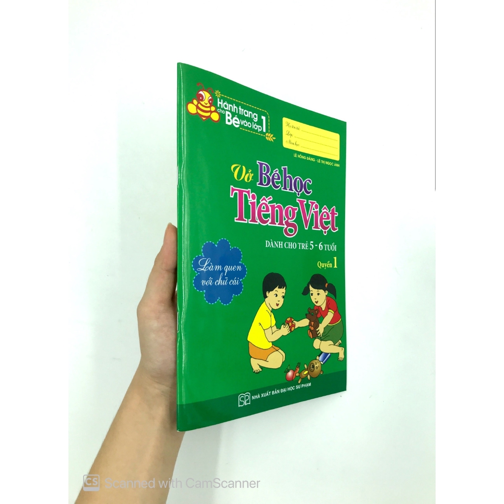 Sách - Hành Trang Bé Vào Lớp 1 - Vở Bé Học Tiếng Việt (Quyển 1)