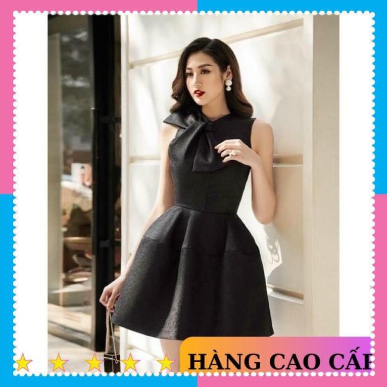 [SẢN PHẨM CHẤT LƯỢNG] Đầm dáng xoè đầm gấm sang trọng vai nơ dự tiệc đi chơi dạo phố công sở - MN128 | BigBuy360 - bigbuy360.vn