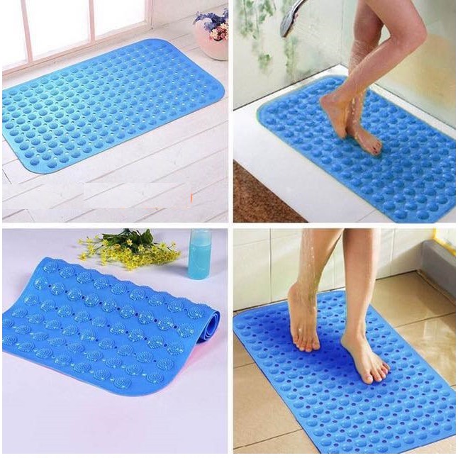 * CHỌN MÀU * Thảm chống trượt nhà tắm 60cm - miếng lót bồn tắm cao su có hạt massage chân