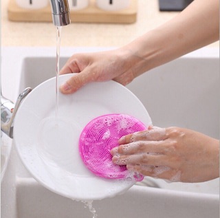 SÉT 3 MIẾNG RỬA BÁT SILICON