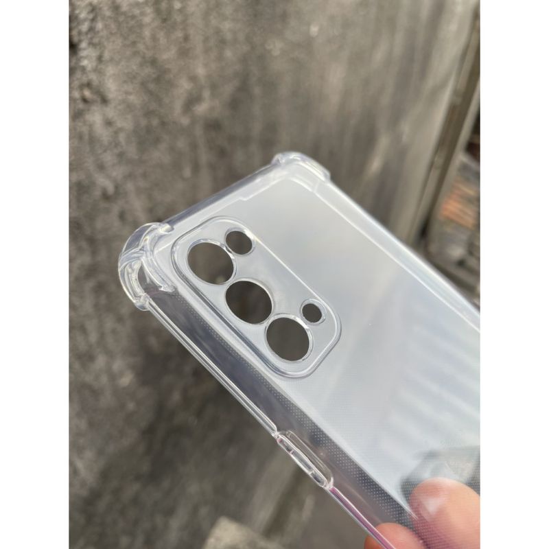 Ốp lưng cho Oppo Reno 5/realme 6 chống sốc trong suốt có gờ nhô cao 4 góc bảo vệ máy, bảo vệ camera