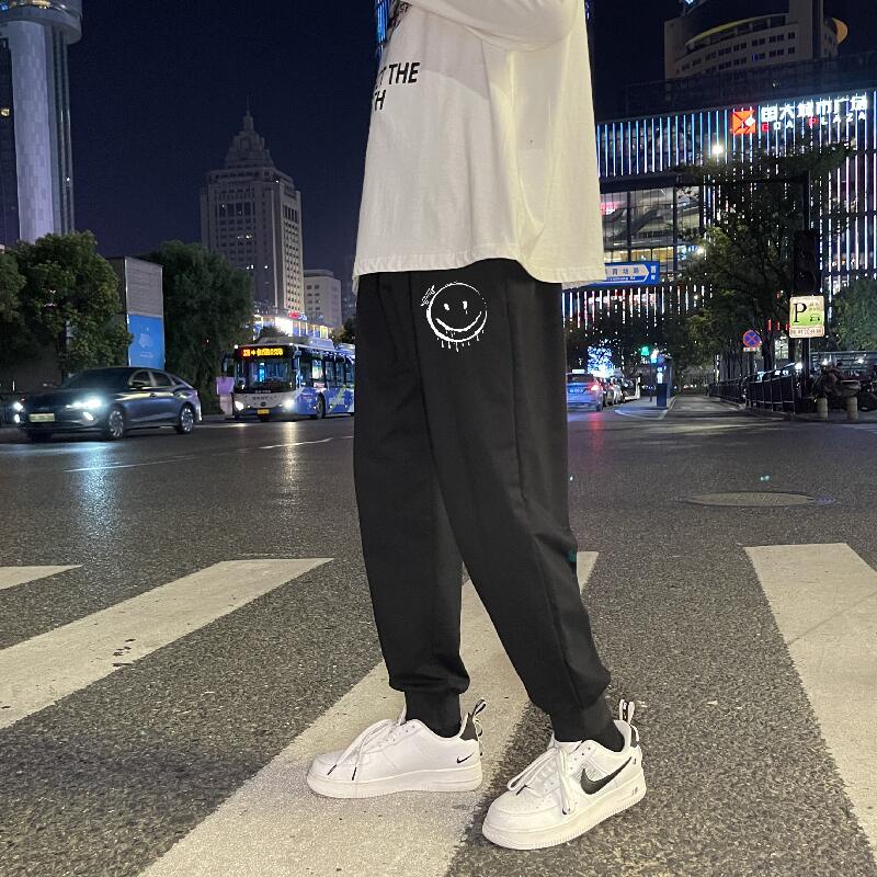 Quần thể thao ống rộng thoải mái phong cách Hàn trẻ trung dành cho nam với size M-5XL