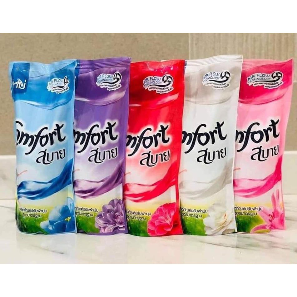 Nước Xả Vải Comfort Fabric Softener 580ml Thái Lan - Công Thức Siêu Mềm Mới