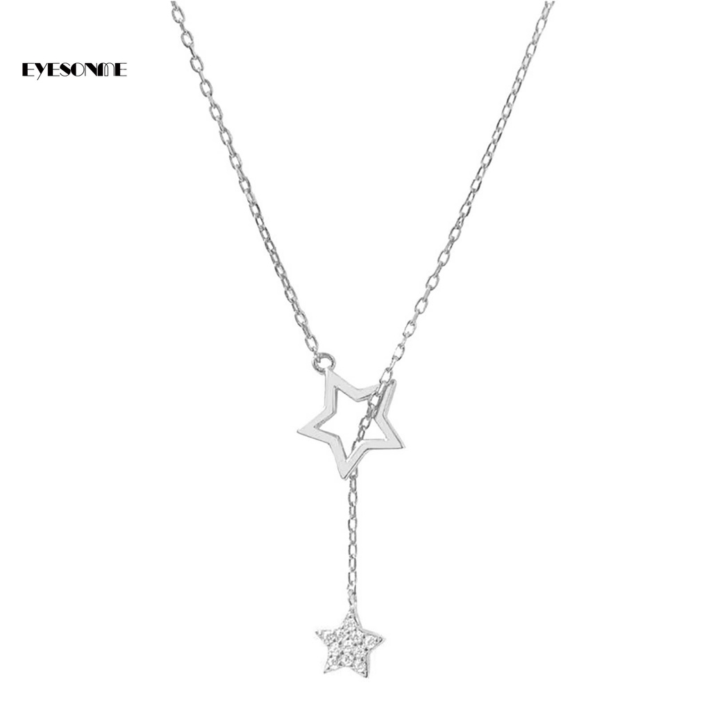 Vòng cổ Mặt Hình Đôi Mắt Bằng Thép Không Gỉ Dễ Phối Đồ Thời Trang Cho Nữ