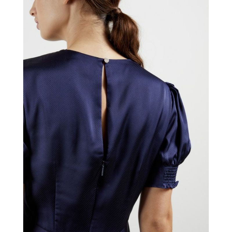 Đầm midi thêu hoa Ted Baker DEVINA Peppermint embroidered midi dress