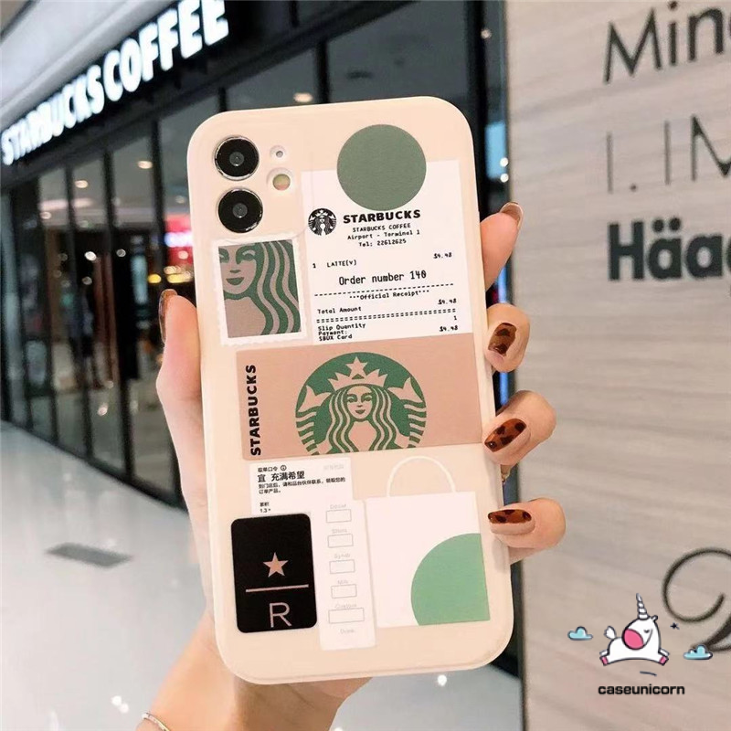 Ốp Lưng Phối Hình Starbucks Thời Trang Cho iPhone 12 11 8 7 6 6s Plus X XR XS Max 11Pro 12 13 Pro Max SE 2020