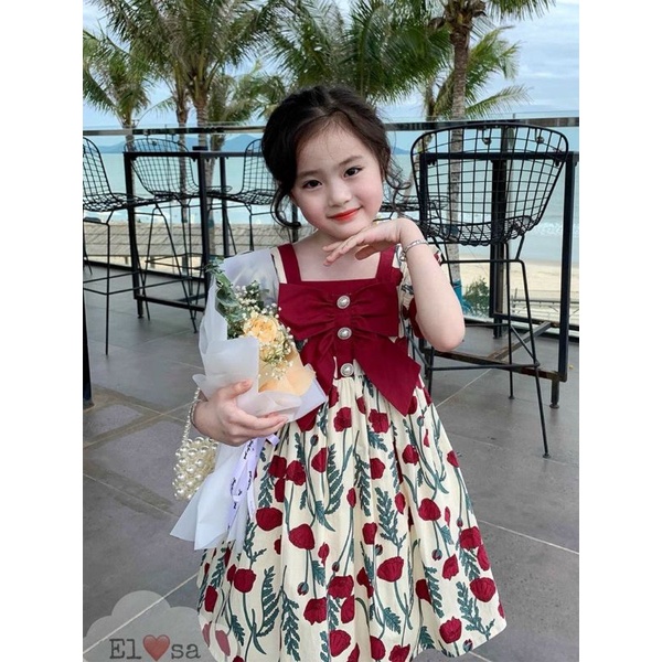 Váy hoa xinh cho bé 8-30kg