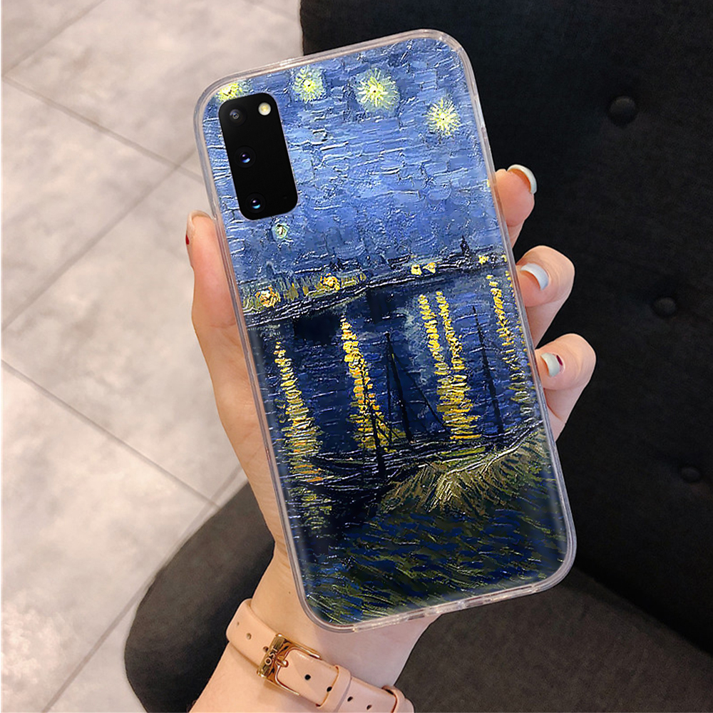 Ốp điện thoại trong suốt họa tiết bầu trời đầy sao cho LG G6 G7 G8 THINQ V20 V30 V30S V35 V40 V50 V50S V60