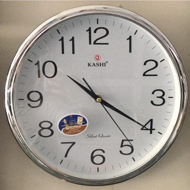 Đồng hồ treo tường Kashi K78 Viền mầu vàng