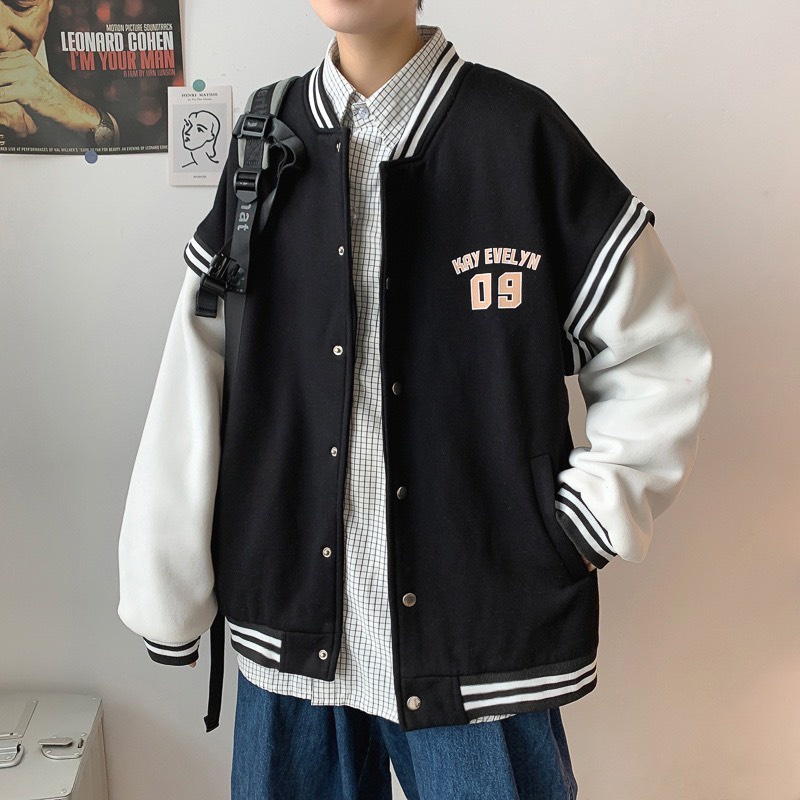 Áo bomber Số 21 BRO Chất nỉ bông dày đẹp, Áo khoác nỉ nam nữ from rộng unisex nỉ cotton Phong Cách Trẻ Trung